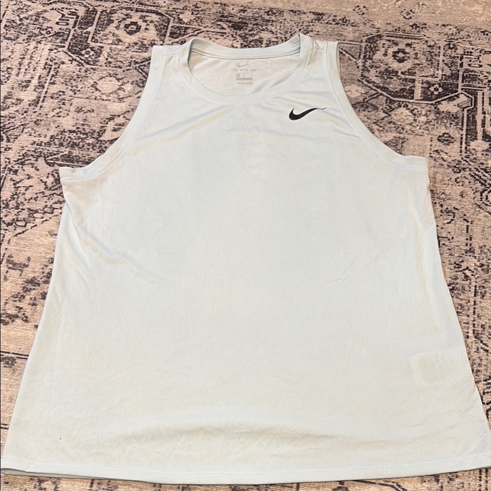 Nike Light Blue Tank Top Medium